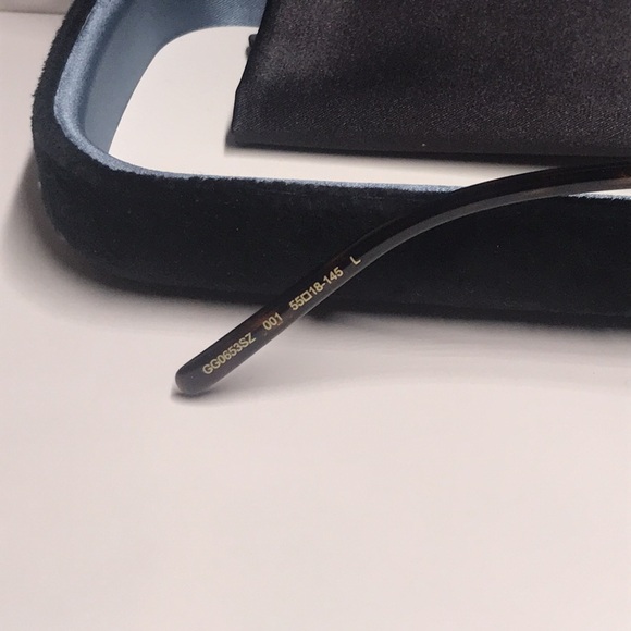 New Authentic Gucci Black Sunglasses GG0653SZ 001 - Picture 10 of 14